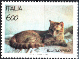 ITALIA, ITALY, FAUNA, FELINI, 1993, USATI Scott:IT 1924, Yt:IT 2006 - 1991-00: Usati