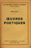 OEuvres Poétiques (1935) De Nicolas Boileau - Altri & Non Classificati