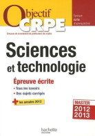 Objectif Crpe épreuve écrite De Sciences Et De Technologie (2012) De Jack Guichard - 18+ Years Old