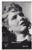 DELIA SCALA - B.F.F. 347 - LUX FILM - FOTOGRAFIA ORIGINALE IN BIANCO E NERO - MISURA 7,1 CM. X 4,6 CM. - Famous People