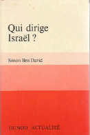 Qui Dirige Israël ? (1970) De Simon Ben David - Politique