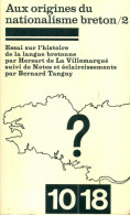 Aux Origines Du Nationalisme Breton Tome II (1977) De Inconnu - Geschiedenis