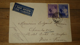 Enveloppe BELGIQUE, Brussels, Avion - 1937 ......... Boite1 ...... 240424-163 - Covers & Documents