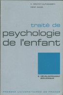 Traite De Psychologie Pour Enfant Tome II : Développement Biologique (1970) De René Zazzo - Psicología/Filosofía