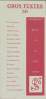 Gros Textes N°30 (2001) De Collectif - Non Classés