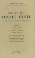 Cours De Droit Civil Tome I (1980) De Michel De Juglart - Derecho