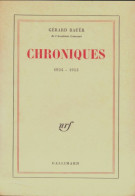 Chroniques 1934-1953 (1964) De Gérard Bauër - Film/ Televisie