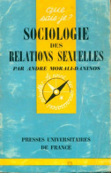 Sociologie Des Relations Sexuelles (1963) De André Morali-Daninos - Wissenschaft