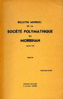 Bulletin Mensuel De La Société Polymathique Du Morbihan Tome 105 (1978) De Collectif - Histoire