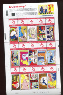 Belgie Cowboy Henk Kamagurka 3228 Gepersonaliseerde Zegels In Volledig Vel MNH BD Comics - Mint