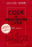 Code De Procédure Civile 2009 (2008) De Collectif - Droit