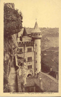 CPA - ROCAMADOUR - VUE PRISE DE LA "MAISON A MARIE" (BELLE CARTE BISTRE) - Rocamadour