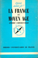 La France Au Moyen âge (1977) De André Chédeville - Histoire