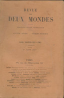 Revue Des Deux Mondes 1916 Tome XXXIX 3e Livraison (1917) De Collectif - Unclassified