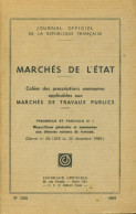 Marchés De L'état (1969) De Collectif - Recht