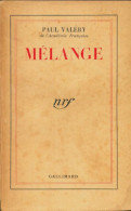 Mélange (1941) De Paul Valéry - Autres & Non Classés