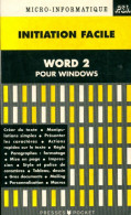 Word 2 Pour Windows (1993) De Daniel-Jean David - Informatik