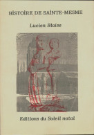 Histoire De Sainte-Mesme (1986) De Lucien Blaise - Religion