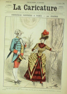 La Caricature 1886 N°357 Draner Vigeant Par Luque Drame Rue Chose Coll-Toc Caran D'Ache - Revues Anciennes - Avant 1900