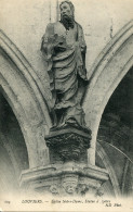 CPA -  LOUVIERS - EGLISE  NOTRE-DAME - STATUE D'APOTRE - Louviers