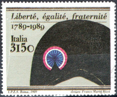 ITALIA, ITALY, RIVOLUZIONE FRANCESE, 1989, USATI Scott:IT 1784, Yt:IT 1824 - 1981-90: Usati