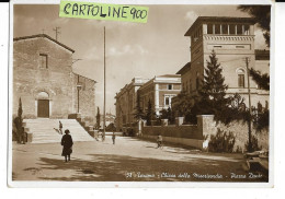 Abruzzo-teramo Piazza Dante Chiesa Della Misericordia Differente Veduta Anni 40 (v.retro) - Teramo