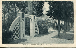 CPA -  PARIS -  EXPO INT. DES ARTS DECOS 1925 -  JARDIN DE LA VILLE DE PARIS - Exposiciones