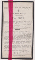 Devotie Doodsprentje Overlijden - Elisa Prové - Heusden 1868 - 1911 - Obituary Notices