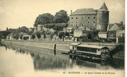 CPA - MAYENNE - LE QUAI CARNOT ET LA PRISON - Mayenne