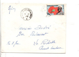 NIGER SEUL SUR LETTRE POUR LA FRANCE 1962 - Niger (1960-...)