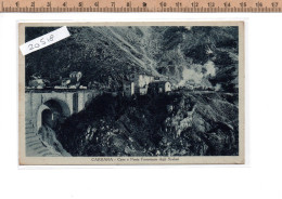 20518 CARRARA CAVE PONTE FERROVIARIO DEGLI SCALONI 1929 - Carrara