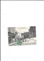 CARTE POSTALE 70 SCEY SUR SAONE LA POSTE ET RUE DU PONT DE LA BALANCE VOYAGEE - Scey-sur-Saône-et-Saint-Albin