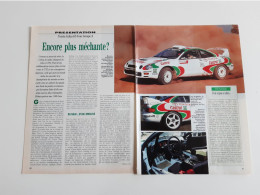 Toyota Celica GT Four Groupe A De 1994 - Coupure De Presse - Autres & Non Classés