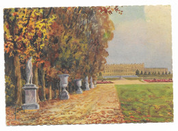 VERSAILLES - RARE - Allée Royale Ou Tapis Vert - Edit. D'Art Yvon - - Versailles (Schloß)