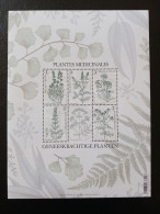 Belgium 2022 Belgique Medicinal Plants Plante Flora Fiori Spearmint Lavender Ms6v Mnh - Unused Stamps