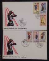 FDC Vietnam Viet Nam Covers 1993 With Perf Stamps Of Vietnamese Ethnic Costumes / Costume (Ms673) - Vietnam