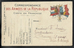 CARTE POSTALE = CORRESPONDANCE DES ARMEES DE LA REPUBLIQUE - Sonstige & Ohne Zuordnung