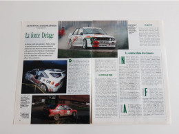 Coupure De Presse Sport Automobile Championnat Deuxième Division - Other & Unclassified