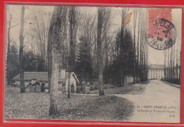 Carte Postale 91. Saint-Vrain  Usine De L'Epine Et Le Lavoir   Très Beau Plan - Saint Vrain