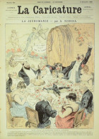 La Caricature 1886 N°363 Jeunomanie Robida Fils De Porthos Sorel - Magazines - Before 1900