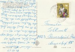 DDR - 1969, Michel 1478, AK Einzelfrankatur - Covers & Documents