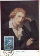 X0291 Germany Franz.zone,maximum 1948 Friedrich Schiller, Poet, Mi-12 - Writers