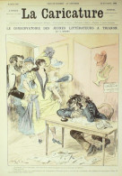 La Caricature 1886 N°360 Littérateurs à Trianon Robida Job L'esprit Fox - Revistas - Antes 1900