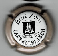 CASTELLBLANCH  Brut Zero  Blanc , Contour Rose , Verso Or - Schaumwein - Sekt