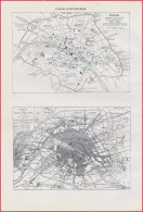 Paris Historique. Pendant La Période Révolutionnaire, Sous Louis Philippe. Environs De Paris Actuel. Larousse 1948. - Documents Historiques