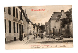 21- ST-JEAN-de-LOSNE -ue De L'HOPITAL- GENDARMERIE-ANIMATION-Dos Précurseur- 1908-Edit. : L. AMIOT - Other & Unclassified