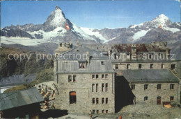 12337870 Gornergrat Zermatt Kulmhotel Mit Matterhorn Und Dt. Blanche Gornergrat  - Autres & Non Classés