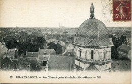 CPA -  CHATEAUROUX - VUE GENERALE PRISE DU CLOCHER NOTRE-DAME - Chateauroux