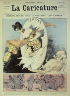 La Caricature 1887 N°366 Nouvel An Robida Sorel Trock Job - Zeitschriften - Vor 1900