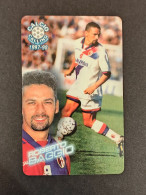 Panini Calcio Calling 1997/98 - Scheda Telefonica Nuova -  6/56 - Roberto Baggio - Sport